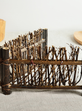 料理寿司店烤肉垫竹编竹制品日式栅栏竹子装饰篱笆摆件