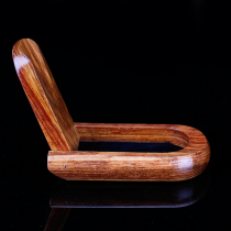 Solid wood smoking hopper for easy tobacco fighting heat dissipation portable folding solid wood tobacco bucket frame hinge single bucket shelf