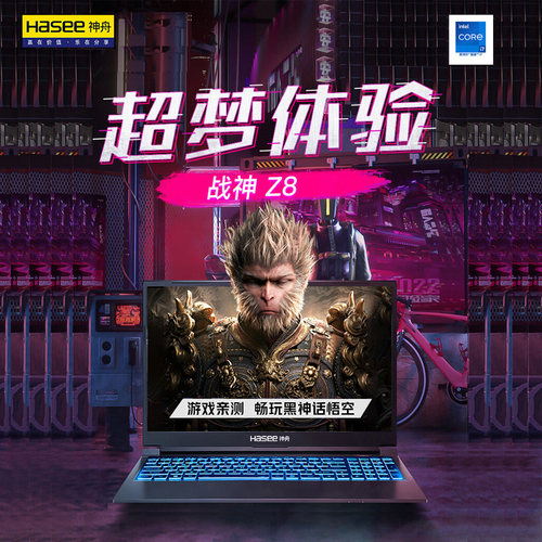 Hasee/神舟 战神T8/Z8D6/S8/G8D6/Z7/RTX5060神州游戏笔记本电脑 - 图0