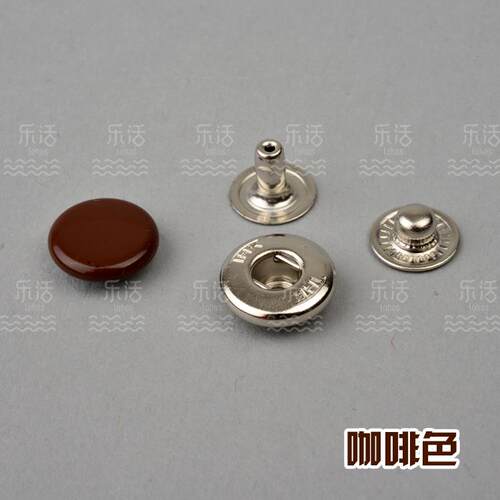 日本THK四合扣彩色S弹簧四合扣 12.5mm 五金辅料 按扣二十套 - 图1