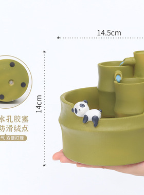 清新田园风树脂花盆家居园艺竹子盆栽创意diy桌面阳台绿植小花盆