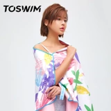 Пляжное быстросохнущее банное полотенце для плавания, портативное снаряжение для спортзала, хорошо впитывает воду