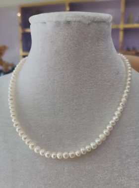 小点位珍珠项链亚润珍珠精致