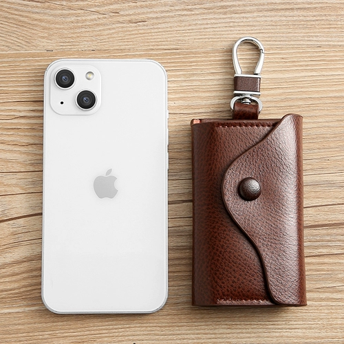 Ключница для ключей, универсальные ключи от машины подходит для мужчин и женщин, цвет, из натуральной кожи, в корейском стиле