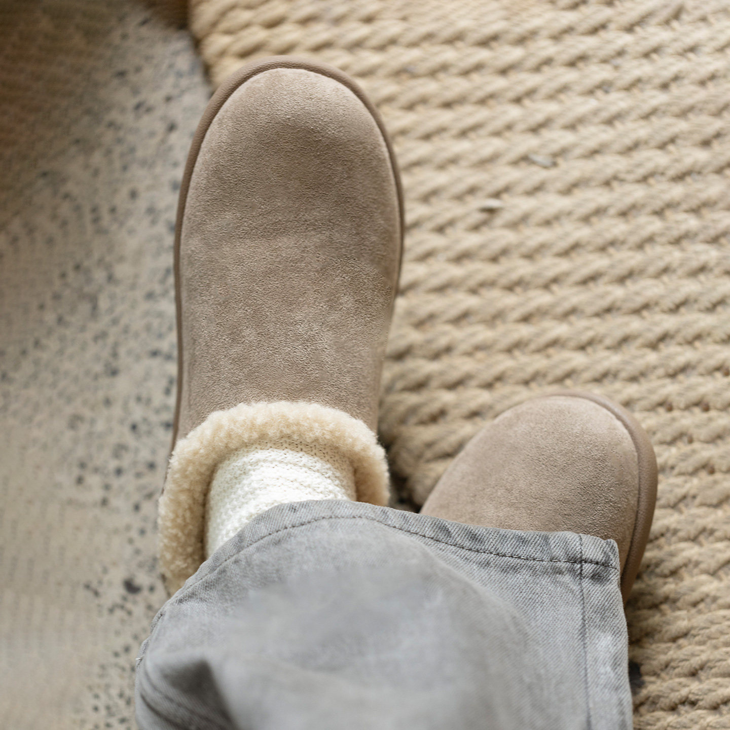 MRA毛毛拖鞋男外穿厚底包跟居家棉拖包头加绒防滑保暖勃肯棉鞋冬,淘宝优惠券,粉丝福利购,淘宝优惠卷