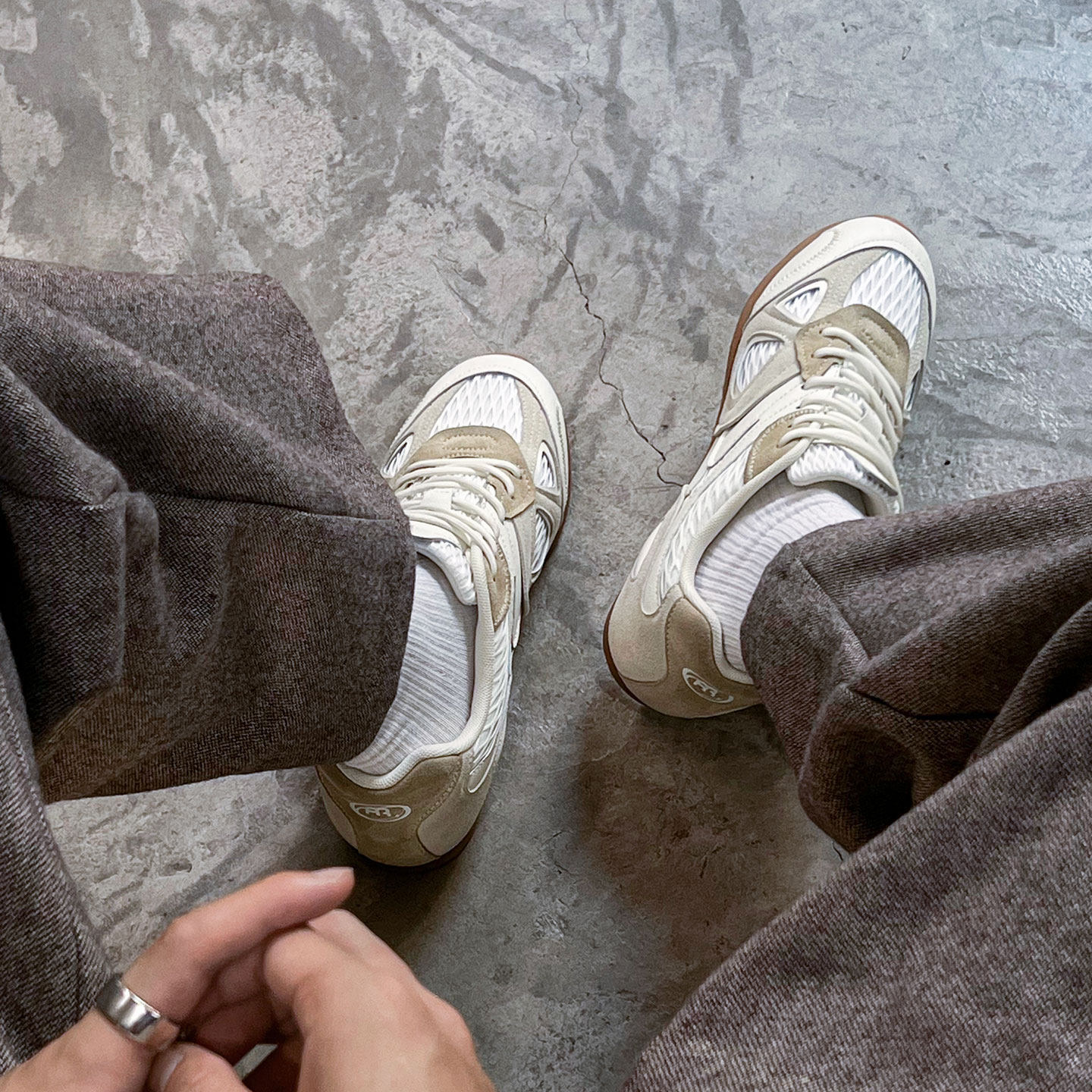 MRA三明治轻训鞋男鞋春季透气运动休闲板鞋薄底赛车鞋复古德训鞋,淘宝优惠券,粉丝福利购,淘宝优惠卷