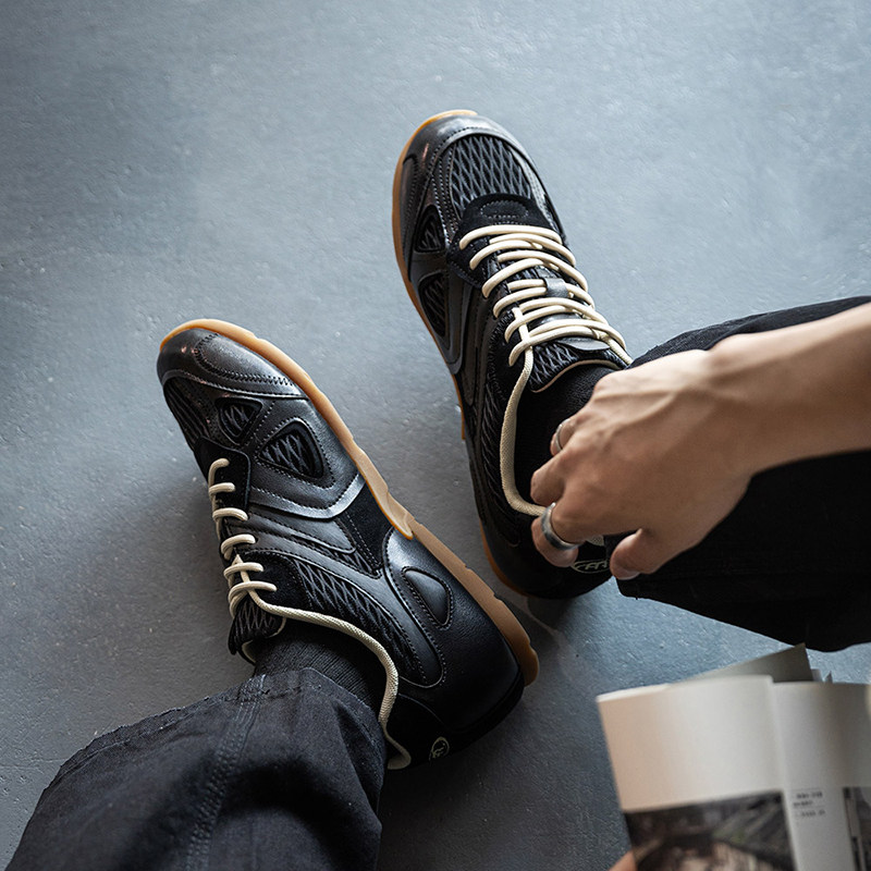 MRA三明治轻训鞋男鞋春季透气运动休闲板鞋薄底赛车鞋复古德训鞋,淘宝优惠券,粉丝福利购,淘宝优惠卷