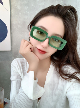 多巴胺配色复古24新款墨镜女