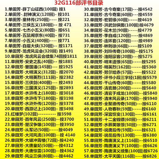 Ältere Geschichtenerzählen 32G komplette Sammlung Speicher Speicherkarte Shan Tianfang Liu Lanfang Audio MP3 Radio TF-Kartenwiedergabe