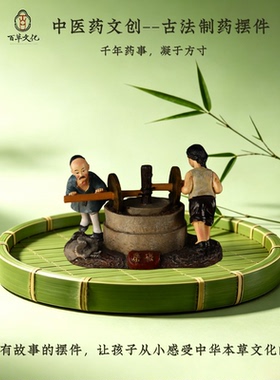 中医馆诊所开业礼物文化摆件树脂