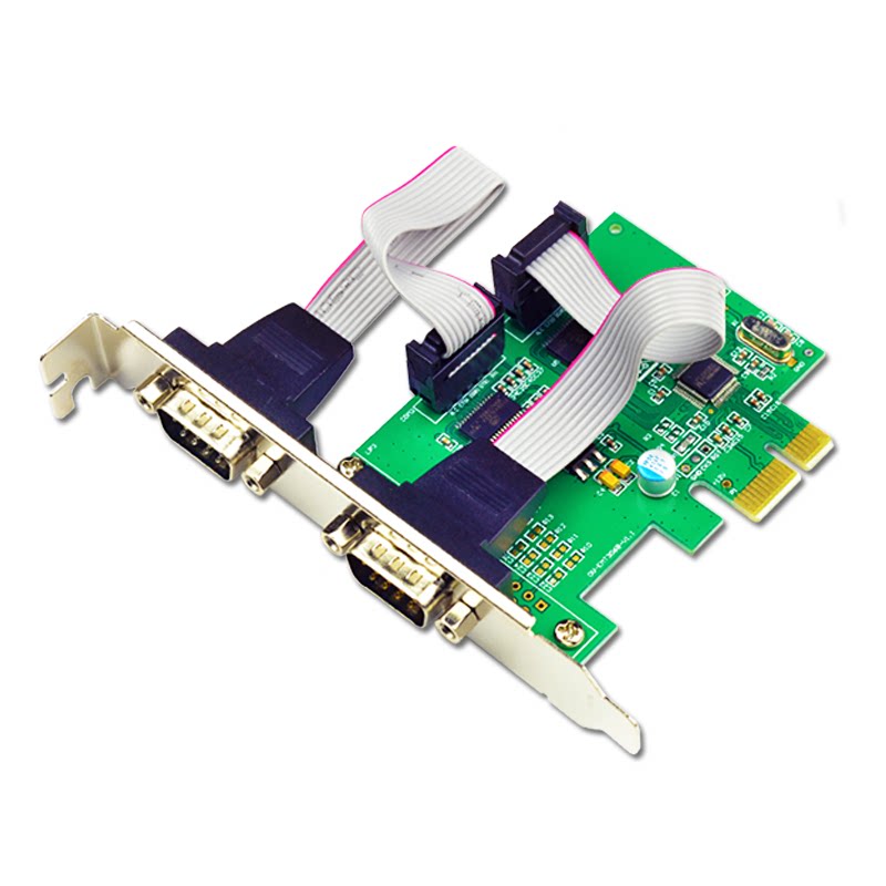 西霸E1-PCE382-2S PCI-E转RS232串口扩展卡2口9针 WCH382稳定芯片_虎窝淘