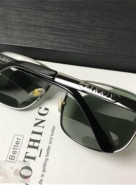 钢化玻璃镜片太阳镜男大脸方形墨镜驾驶司机开车钓鱼眼镜时尚潮流