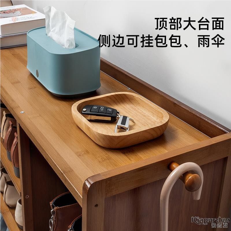 鞋柜家用门口门外经济型玄关柜新款2025爆款多层楼道收纳实木鞋架,淘宝优惠券,粉丝福利购,淘宝优惠卷