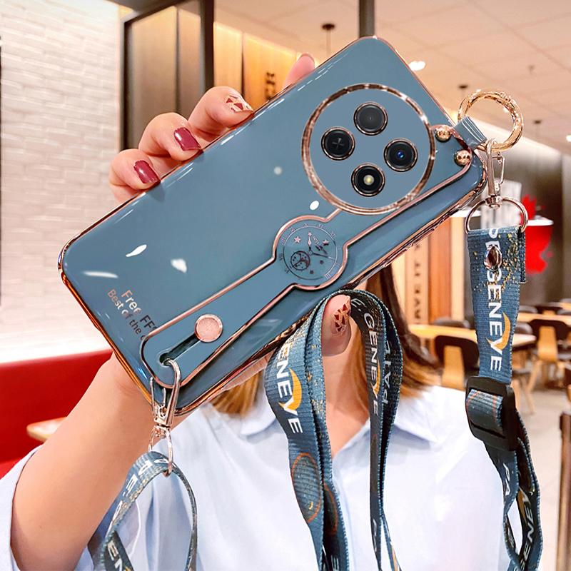 适用华为畅享60x手机壳畅想X60腕带保护硅胶套STG一AL00斜挎挂绳全包STGAL防摔软壳畅亨ALOO女STGALOO可背带 - 图1