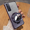 Suitable for Huawei nova7 glitter protective case with stand