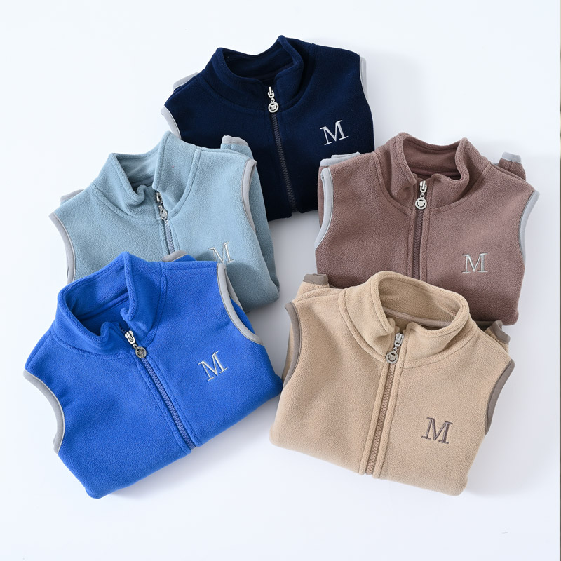 哈皮鲁儿童马甲春秋季男童背心加厚秋冬摇粒绒开衫外套保暖潮童装,淘宝优惠券,粉丝福利购,淘宝优惠卷