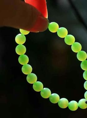 天然和田玉碧玉猫眼手串