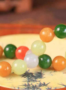 天然和田玉多宝手串男女款