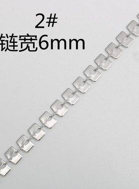 不锈钢个性创意花式拼接链手链钛钢DIY猪鼻子项链半成品