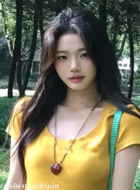 美拉德棕色爱心吊坠可调节皮绳锁骨链简约百搭项链配饰女2025新款