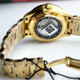 New diamond-set 18k gold fully automatic waterproof watch