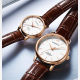 Rossini simple quartz women's watch genuine leather waterproof women's watch