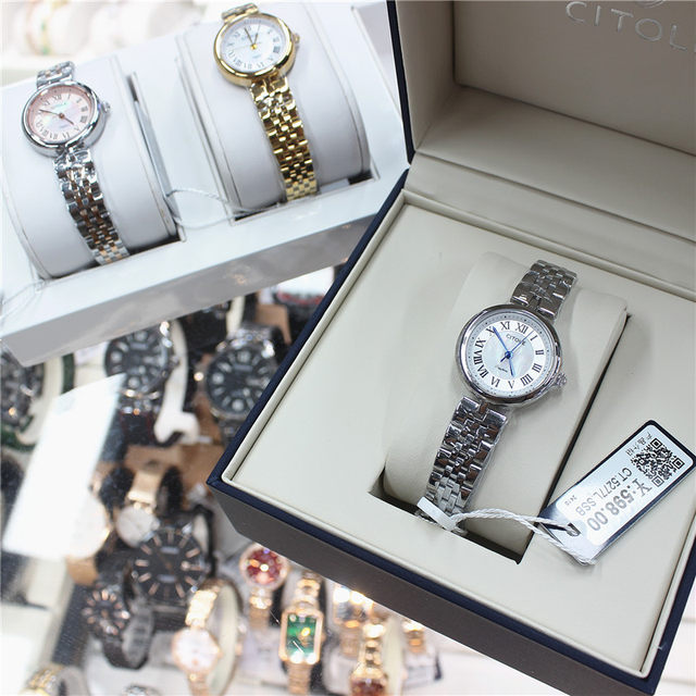 Little Beauty gold watch casual Roman font women's watch