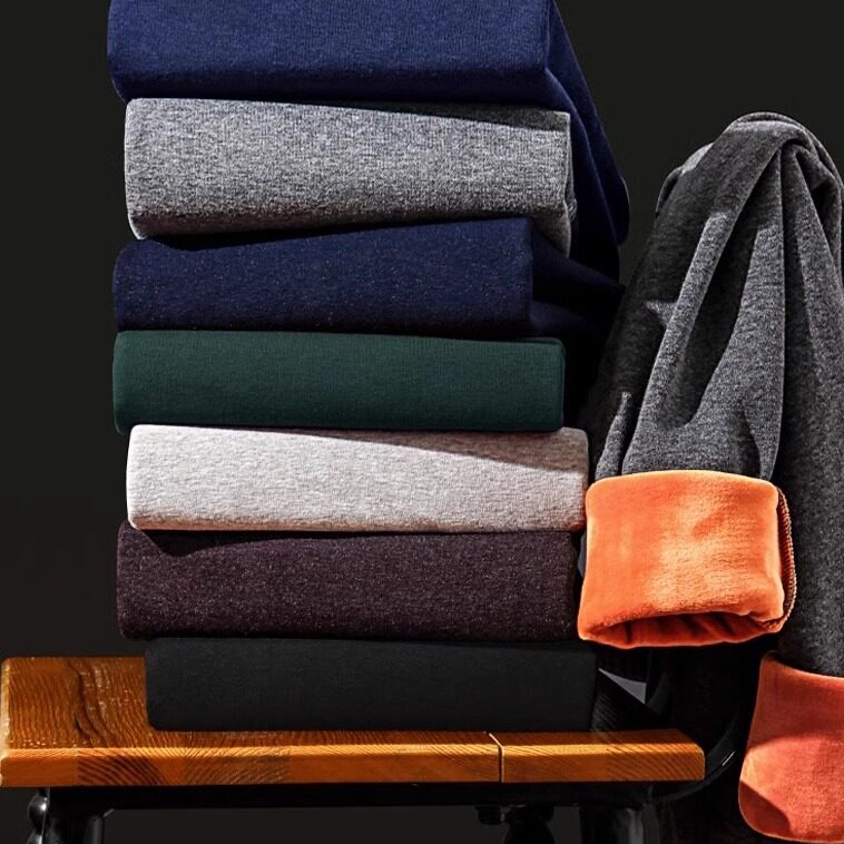 保暖裤男士冬季加厚加绒中老年棉毛裤大码打底内衬裤线裤青年秋裤