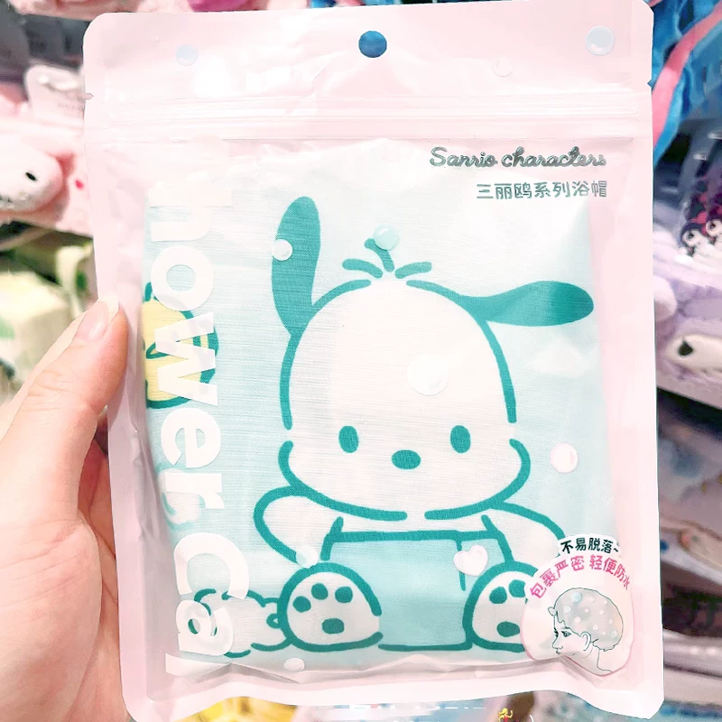 [MINISO 名创优品 三丽鸥 浴帽 玉桂狗 可洛米 防水 душной шапка]