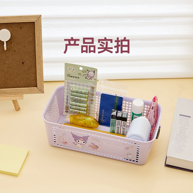 Sanrio series double-eared square storage basket cute