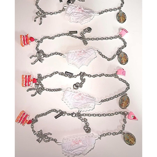 深渊mo*nte新款好亚比小内裤小众设计可爱辣妹项链男女颈链 - 图1