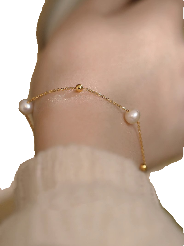 方块珍珠手链女小众设计高级感气质时尚2024年新款轻奢小香风手串,淘宝优惠券,粉丝福利购,淘宝优惠卷