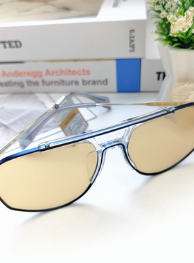 专柜正品海伦凯勒双梁潮流防晒时尚太阳镜女撞色潮搭墨镜男H2511