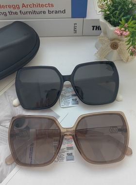 酷E夏时尚简约大墨镜女方形偏光太阳镜防紫外线板材遮阳圆脸58008