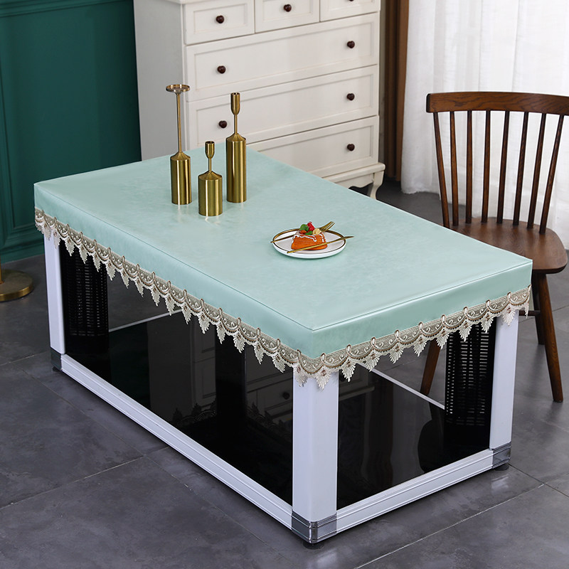 免洗防水皮罩防油长方形电炉茶几皮罩烤火架取暖桌套餐桌麻将机罩,淘宝优惠券,粉丝福利购,淘宝优惠卷