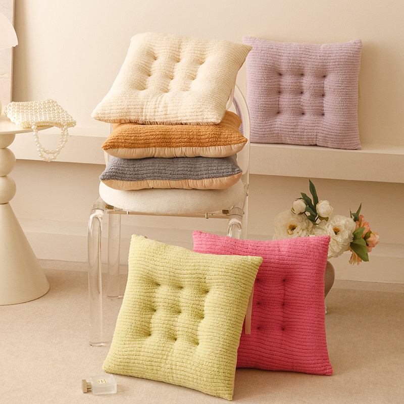 四季加厚坐垫防滑纯色家用舒适椅子垫阳台榻榻米地垫软学生椅垫,淘宝优惠券,粉丝福利购,淘宝优惠卷