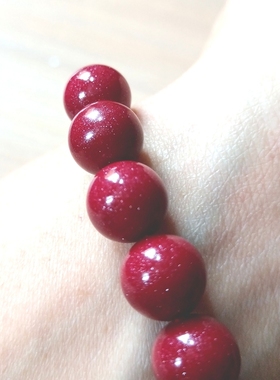 道家法器守护紫薇讳朱砂手链