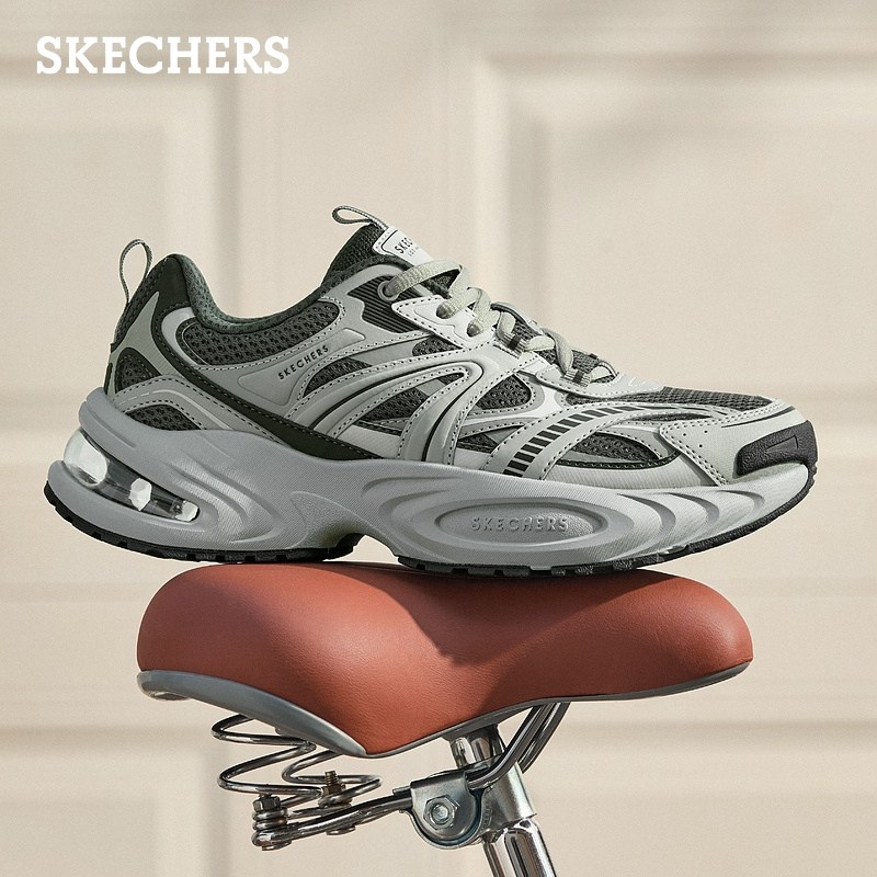 【成毅同款】斯凯奇春季男厚底百搭老爹鞋增高气垫休闲运动鞋,淘宝优惠券,粉丝福利购,淘宝优惠卷