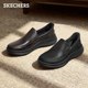 Skechers flash shoes | 2026 spring new men's business casual shoes, comfortable and versatile leather shoes
