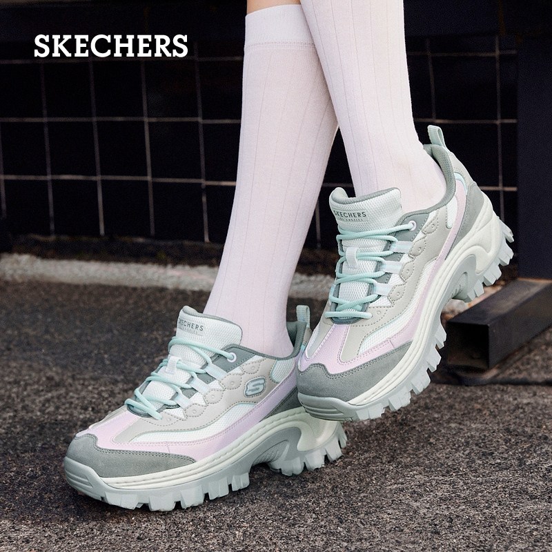 斯凯奇蜜糕鞋|春季新款女子舒适复古时尚老爹鞋百搭运动休闲鞋,淘宝优惠券,粉丝福利购,淘宝优惠卷