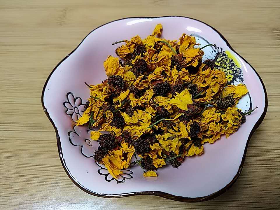 新疆雪菊花茶昆仑血菊胎菊王红茶正品野生女人养生茶500g性温明目