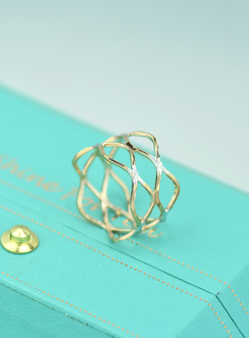 韩版食指夸张个性小众镂空指环