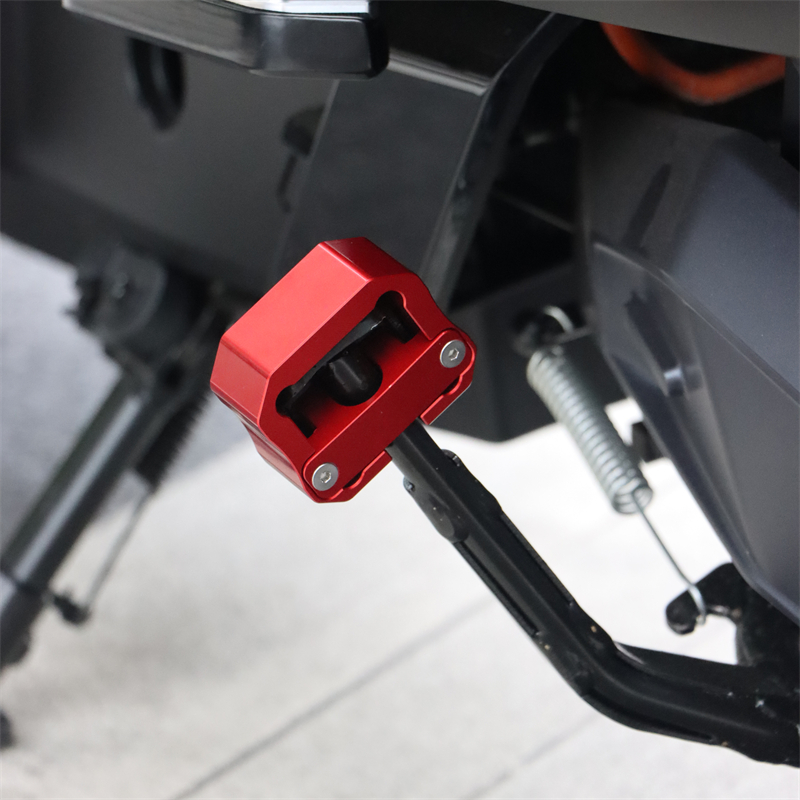 适用小牛NXT中撑垫改装电动车大脚撑配件防滑辅助块FX双撑加大座 - 图0