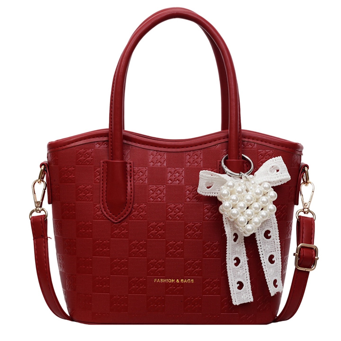 红色婚包女2025新款时尚洋气斜挎包结婚新娘手提水桶包伴娘伴手礼,淘宝优惠券,粉丝福利购,淘宝优惠卷