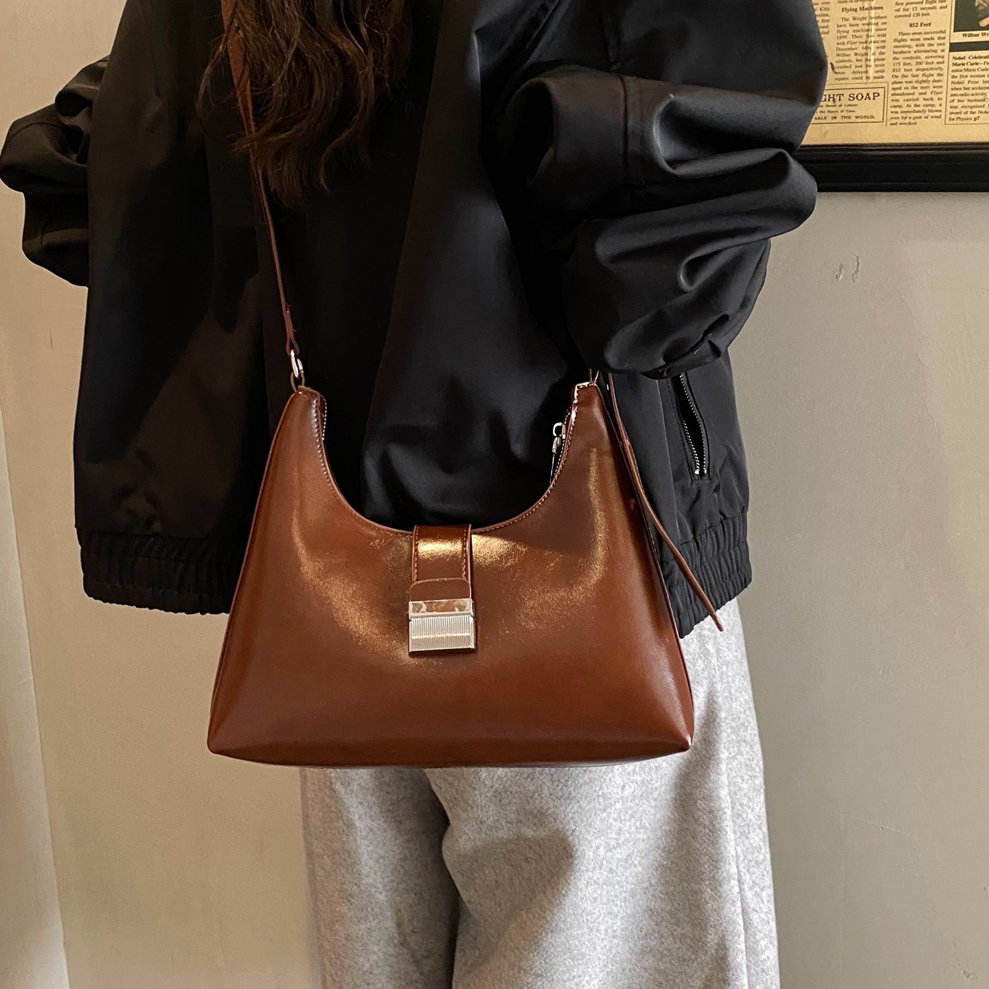 高级质感小众红色女士包包2026新款通勤单肩斜挎腋下包结婚新娘包,淘宝优惠券,粉丝福利购,淘宝优惠卷