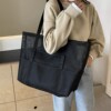 Large capacity casual shoulder tote bag beach bag