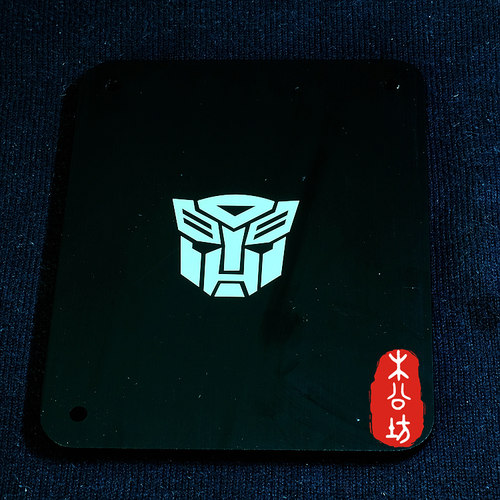 变形金刚博派汽车人头像logo标志金属笔记本、pad、手机贴纸 - 图2