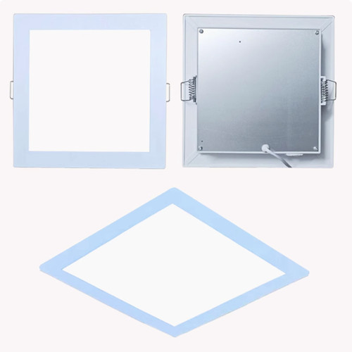 方形开孔17x17LED厨卫灯嵌入式20cm厨房灯30x30卫生间卡扣吊顶灯 - 图3