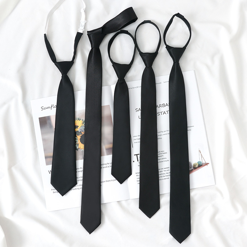 Black tie for men and women