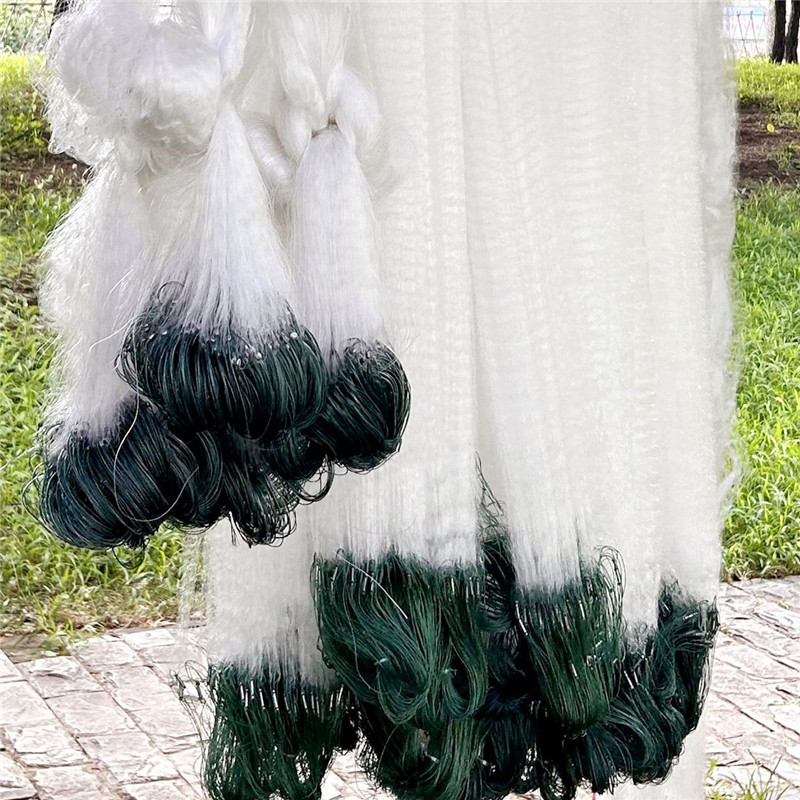 三层沉网单层浮网挂网鲫鱼网餐鱼白条网小鱼网沾鱼网细软柔丝粘网 - 图0